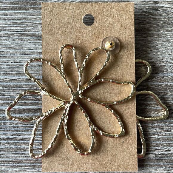 flower earrings A14 - Picture 6 of 6